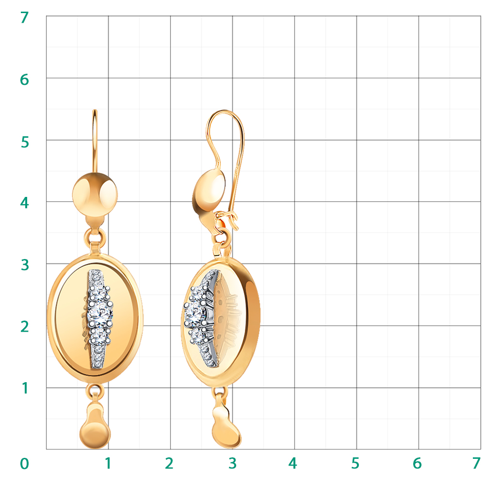 2835 серьги 585*