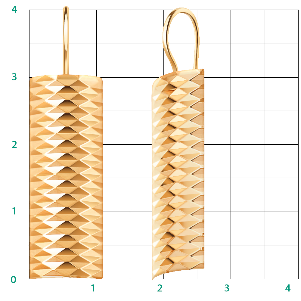 20398а-8з-925 серьги 925*/золочение