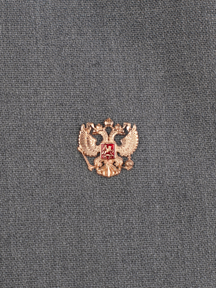 Знак "Герб РФ" золото 585*/эмаль